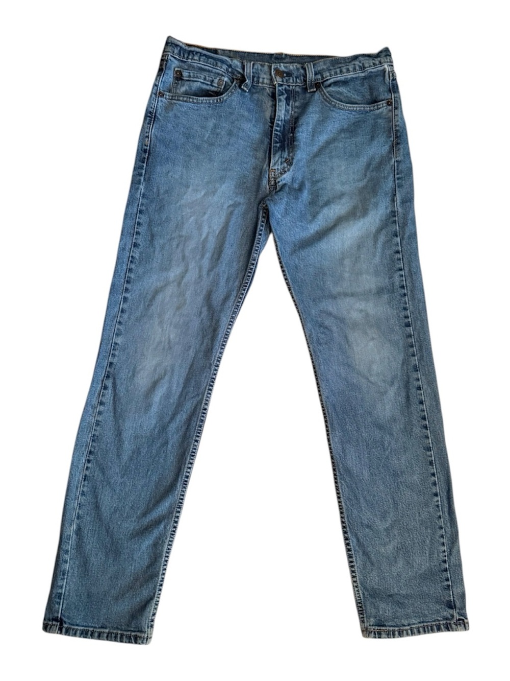 Light Blue Straight-Leg Jeans Classic 34 x 32